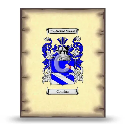 Comina Coat of Arms Print