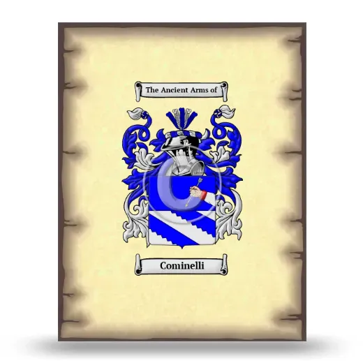 Cominelli Coat of Arms Print