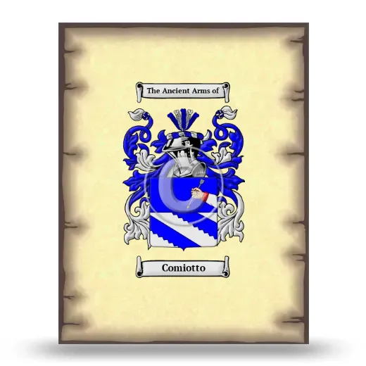 Comiotto Coat of Arms Print