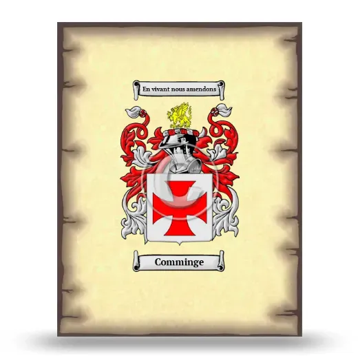 Comminge Coat of Arms Print