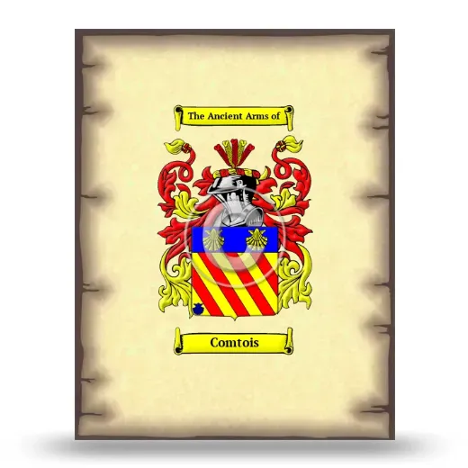 Comtois Coat of Arms Print