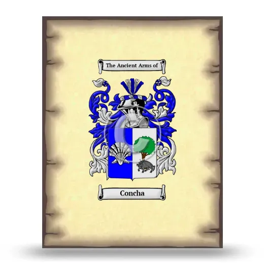 Concha Coat of Arms Print