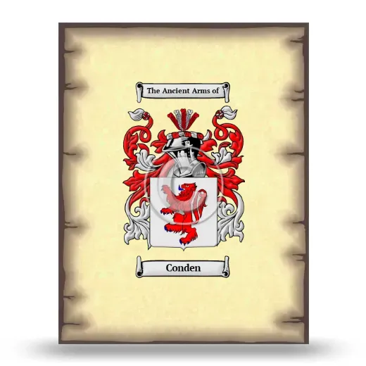 Conden Coat of Arms Print