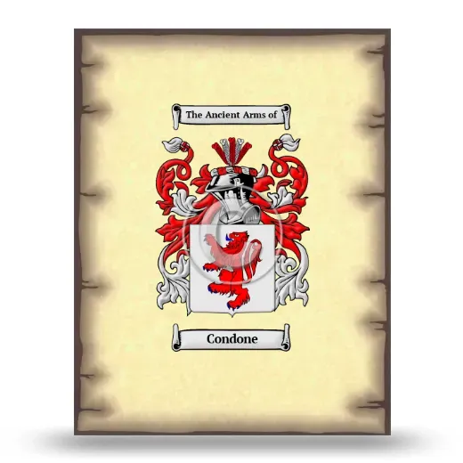 Condone Coat of Arms Print
