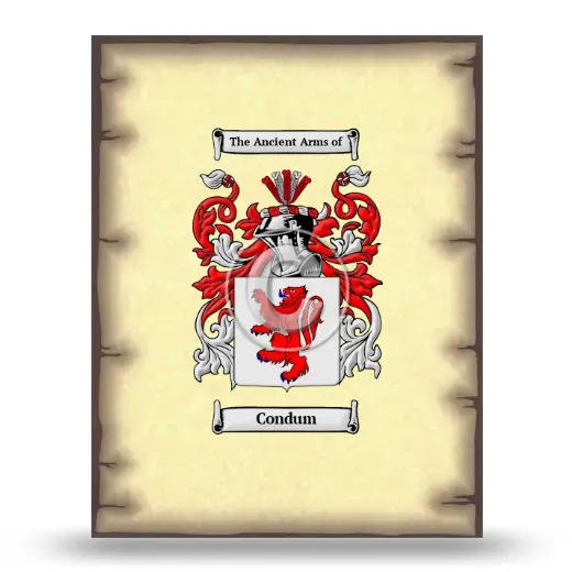 Condum Coat of Arms Print