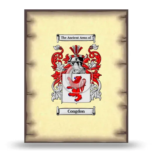 Congdon Coat of Arms Print