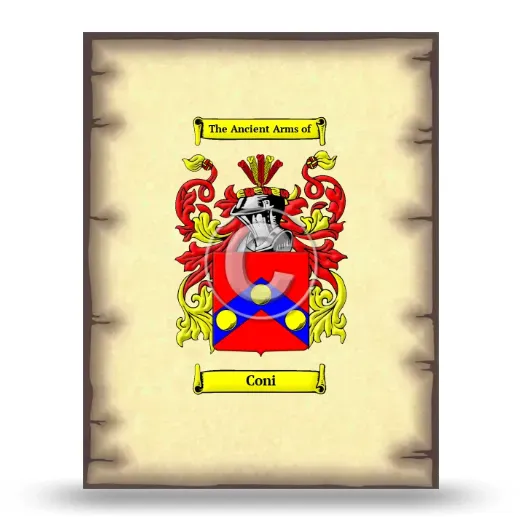 Coni Coat of Arms Print