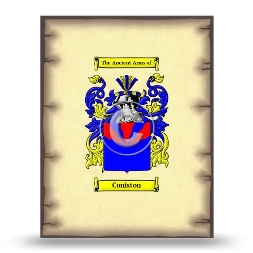 Coniston Coat of Arms Print