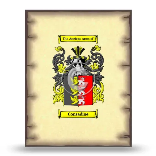 Consadine Coat of Arms Print