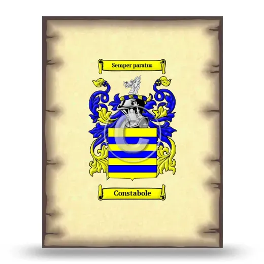Constabole Coat of Arms Print