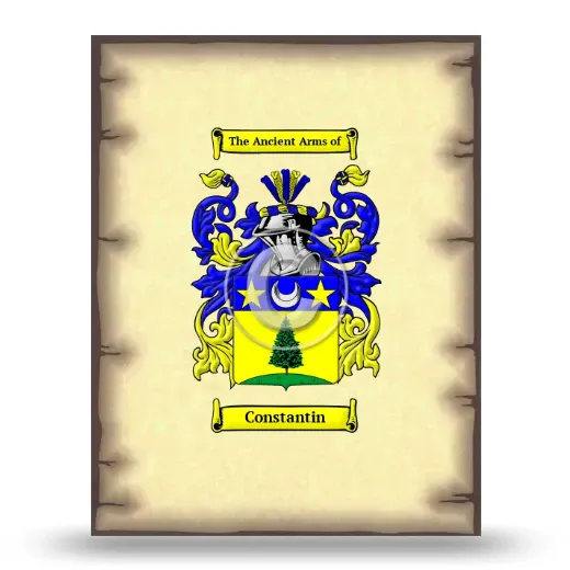 Constantin Coat of Arms Print