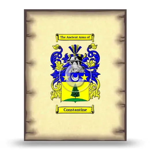 Constantine Coat of Arms Print