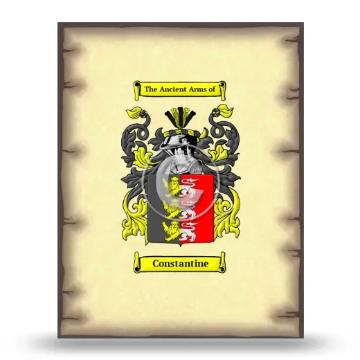 Constantine Coat of Arms Print