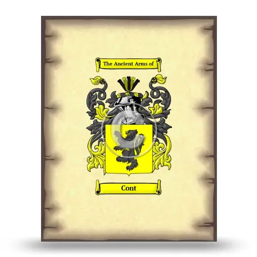 Cont Coat of Arms Print