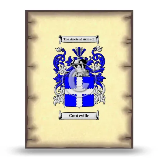 Conteville Coat of Arms Print