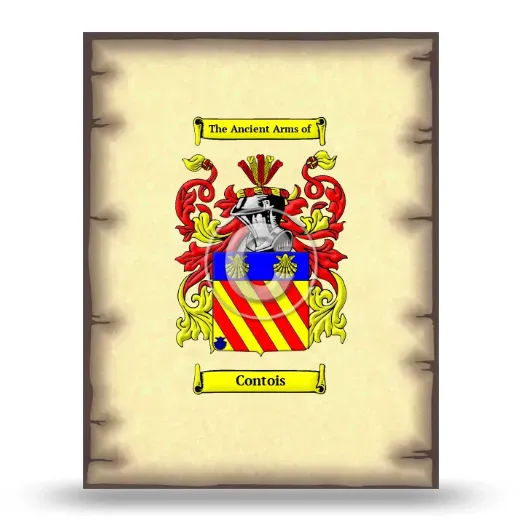 Contois Coat of Arms Print