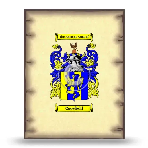 Cooefield Coat of Arms Print