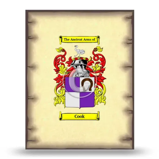 Cook Coat of Arms Print