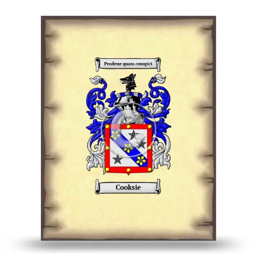 Cooksie Coat of Arms Print