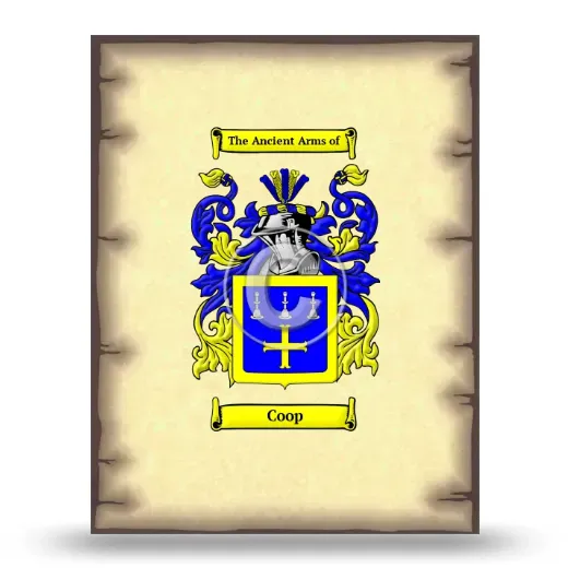 Coop Coat of Arms Print