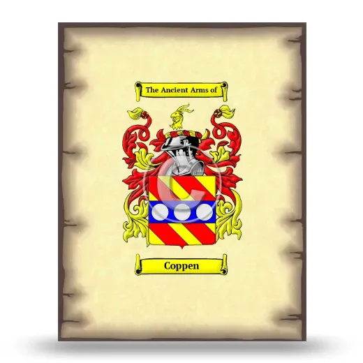 Coppen Coat of Arms Print