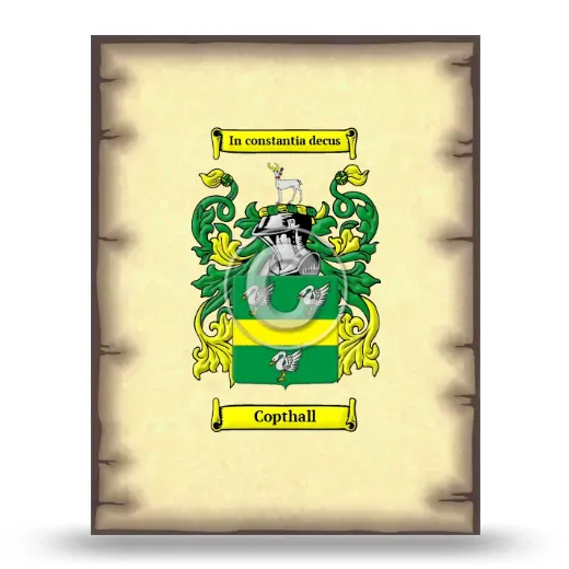 Copthall Coat of Arms Print
