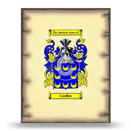 Cordies Coat of Arms Print