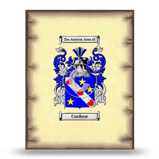 Cordone Coat of Arms Print