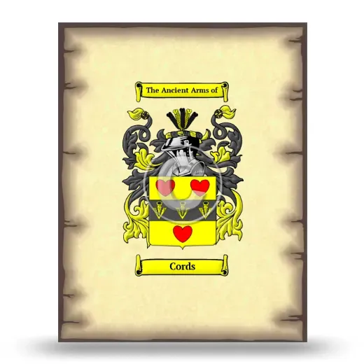 Cords Coat of Arms Print