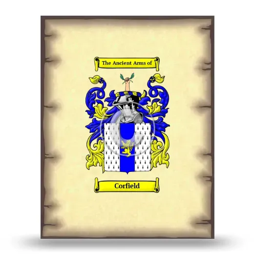 Corfield Coat of Arms Print