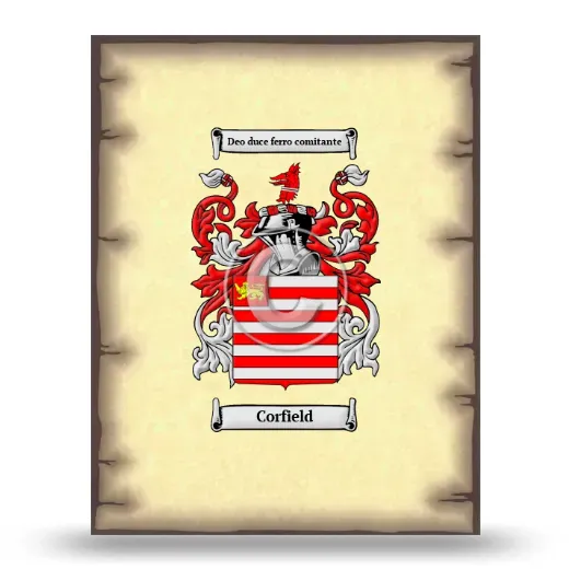 Corfield Coat of Arms Print