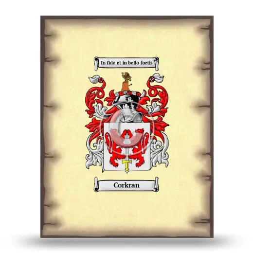 Corkran Coat of Arms Print