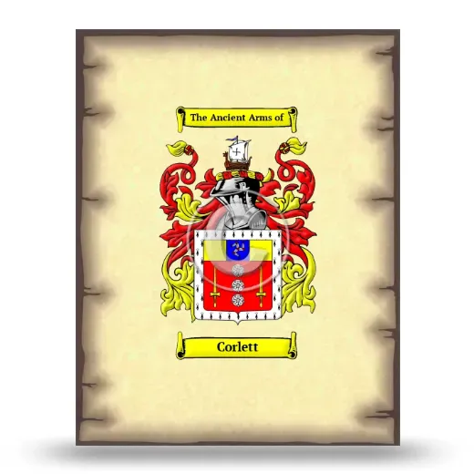 Corlett Coat of Arms Print