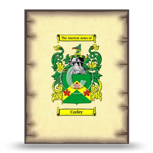 Corley Coat of Arms Print