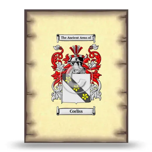 Corliss Coat of Arms Print