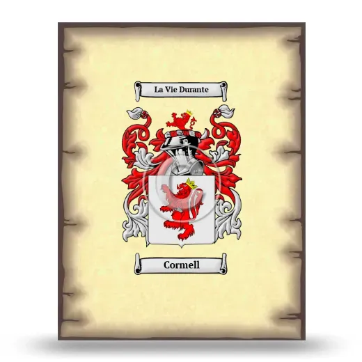 Cormell Coat of Arms Print