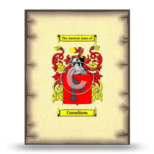 Cornelison Coat of Arms Print