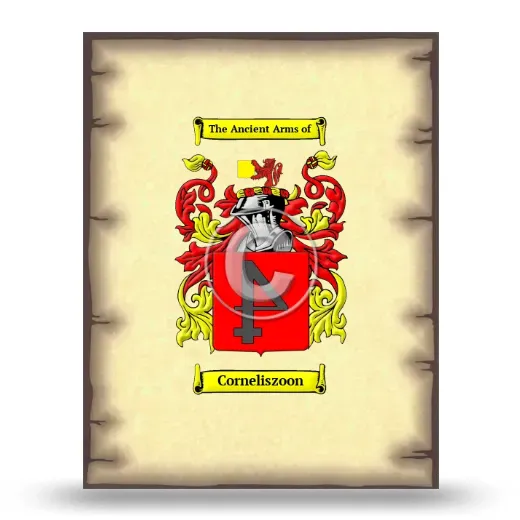 Corneliszoon Coat of Arms Print