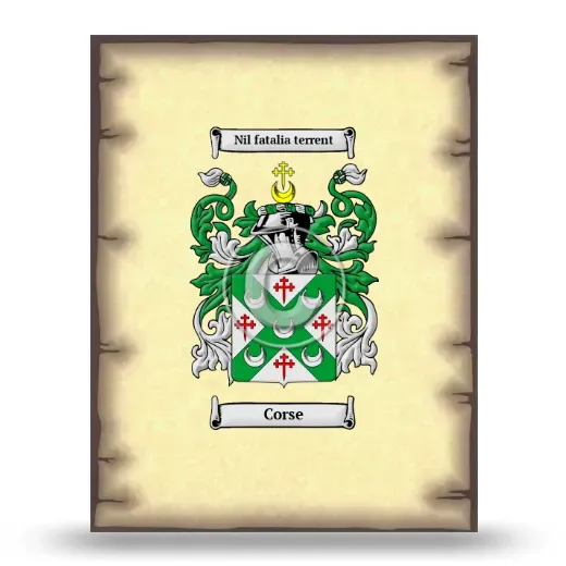 Corse Coat of Arms Print
