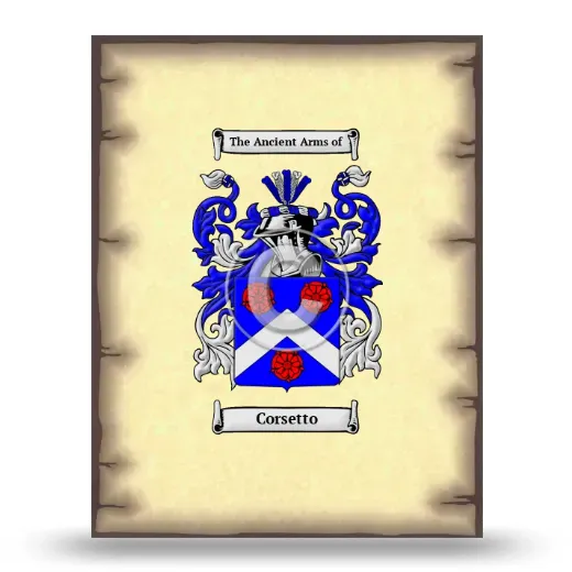 Corsetto Coat of Arms Print