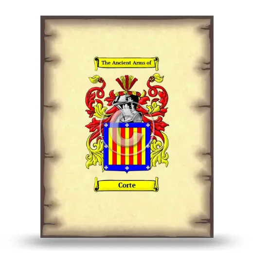 Corte Coat of Arms Print