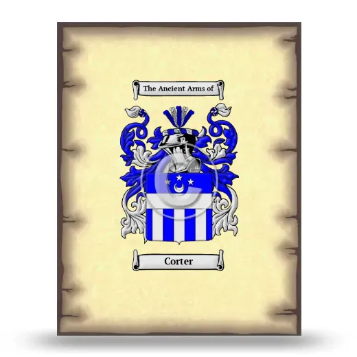 Corter Coat of Arms Print
