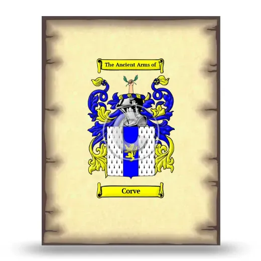 Corve Coat of Arms Print