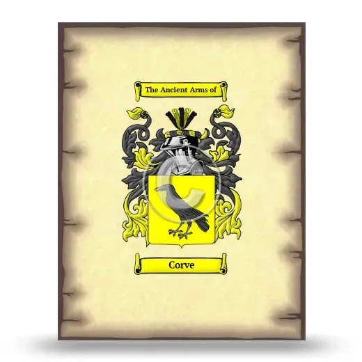 Corve Coat of Arms Print