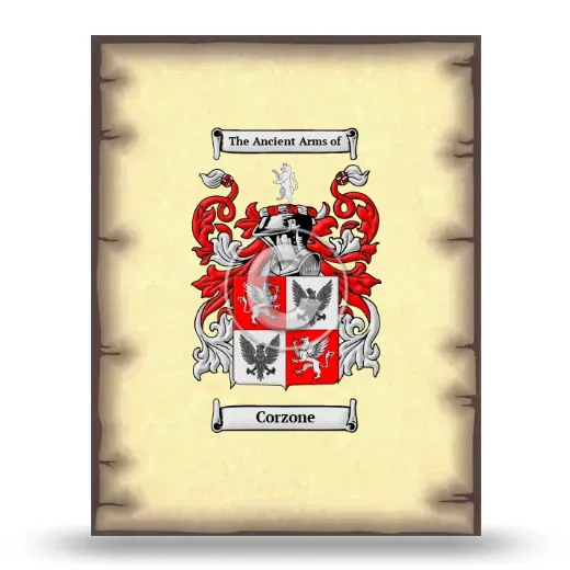 Corzone Coat of Arms Print