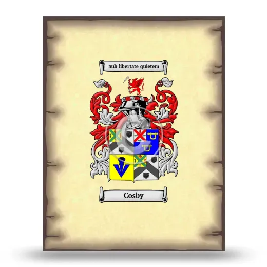 Cosby Coat of Arms Print