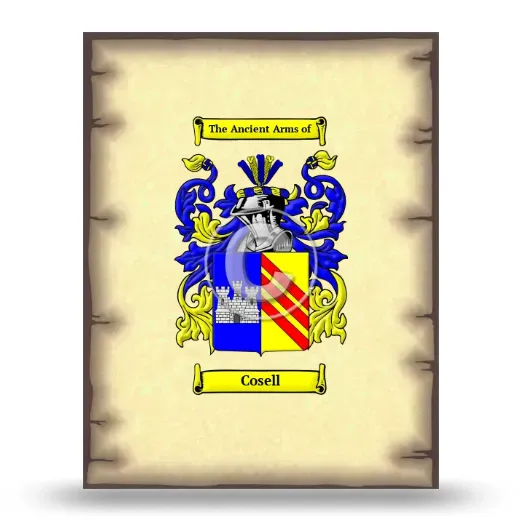 Cosell Coat of Arms Print