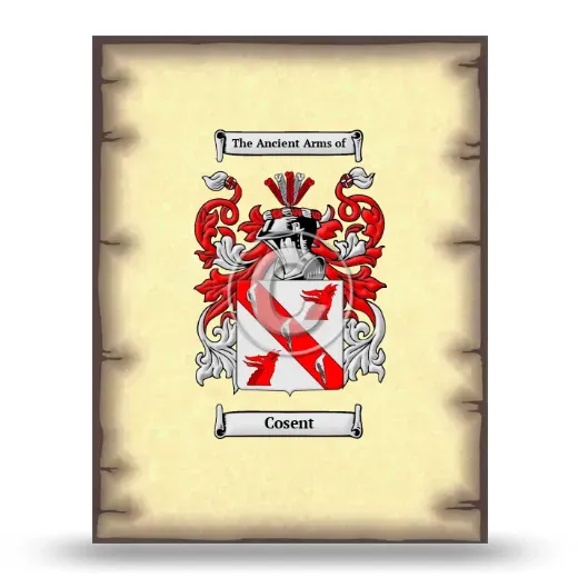 Cosent Coat of Arms Print