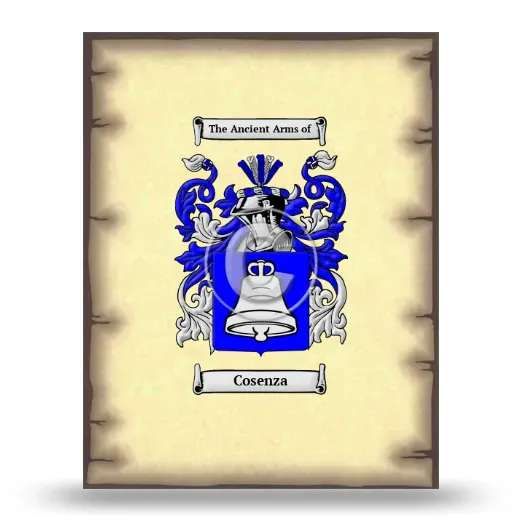 Cosenza Coat of Arms Print