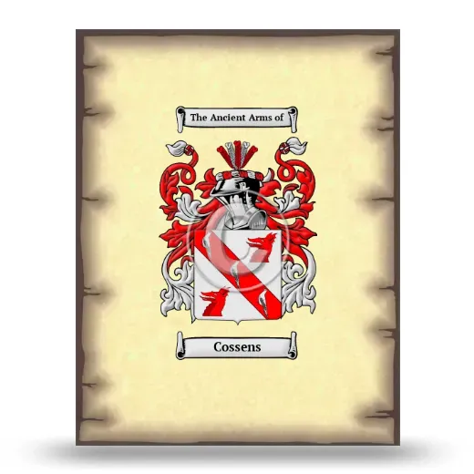 Cossens Coat of Arms Print